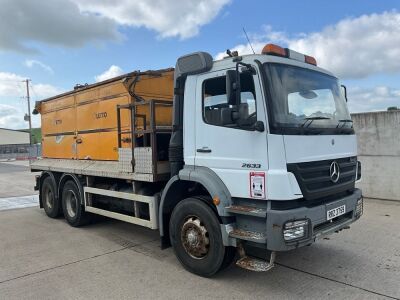 MERCEDES ATEGO 2633 6x4 26 TON HOTBOX LORRY 