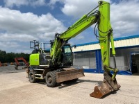 HITACHI ZX145W-6 17 TON RUBBER WHEELED EXCAVATOR - 6