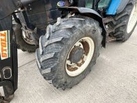 NEW HOLLAND TS110 4WD TRACTOR & FRONT LOADER - 4