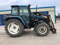 NEW HOLLAND TS110 4WD TRACTOR & FRONT LOADER - 14