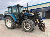 NEW HOLLAND TS110 4WD TRACTOR & FRONT LOADER - 15