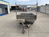 APPROX. 8.5ft x 5.3ft INDESPENSION TWIN AXLE DROPSIDE TRAILER - 2