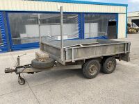 APPROX. 8.5ft x 5.3ft INDESPENSION TWIN AXLE DROPSIDE TRAILER - 4