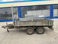 APPROX. 8.5ft x 5.3ft INDESPENSION TWIN AXLE DROPSIDE TRAILER - 5