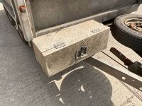 APPROX. 8.5ft x 5.3ft INDESPENSION TWIN AXLE DROPSIDE TRAILER - 14