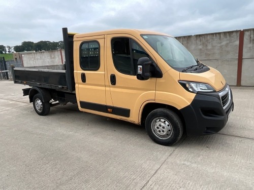 PEUGEOT BOXER 335 L3 2.2 BLUE HDI CREW CAB DROPSIDE 165PS