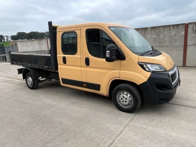 PEUGEOT BOXER 335 L3 2.2 BLUE HDI CREW CAB DROPSIDE 165PS