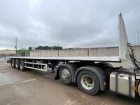 SDC 45ft TRI AXLE FLAT TRAILER ON AIR