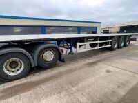 SDC 45ft TRI AXLE FLAT TRAILER ON AIR - 4
