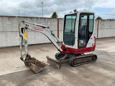TAKEUCHI TB216 1.9 TON MINI DIGGER