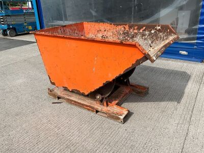 EICHINGER LARGE FORKLIFT TIPPING SKIP (ORANGE)