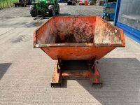 EICHINGER LARGE FORKLIFT TIPPING SKIP (ORANGE) - 2