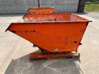 EICHINGER LARGE FORKLIFT TIPPING SKIP (ORANGE) - 4