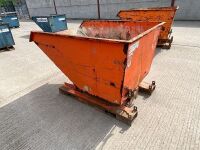 EICHINGER LARGE FORKLIFT TIPPING SKIP (ORANGE) - 5