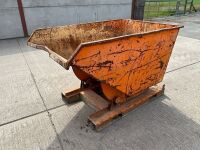 EICHINGER LARGE FORKLIFT TIPPING SKIP (ORANGE) - 3