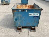CONQUIP AUTOLOCK FORKLIFT TIPPING SKIP (BLUE) - 6