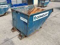 CONQUIP AUTOLOCK FORKLIFT TIPPING SKIP (BLUE) - 7