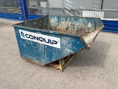 CONQUIP AUTOLOCK FORKLIFT TIPPING SKIP (BLUE)