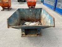 CONQUIP AUTOLOCK FORKLIFT TIPPING SKIP (BLUE) - 2