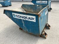 CONQUIP AUTOLOCK FORKLIFT TIPPING SKIP (BLUE) - 5