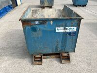 CONQUIP AUTOLOCK FORKLIFT TIPPING SKIP (BLUE) - 6