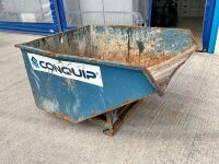CONQUIP AUTOLOCK FORKLIFT TIPPING SKIP (BLUE)