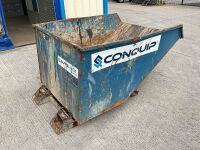 CONQUIP AUTOLOCK FORKLIFT TIPPING SKIP (BLUE) - 7