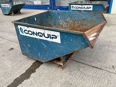 CONQUIP AUTOLOCK FORKLIFT TIPPING SKIP (BLUE)