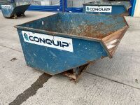 CONQUIP AUTOLOCK FORKLIFT TIPPING SKIP (BLUE)