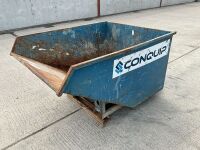 CONQUIP AUTOLOCK FORKLIFT TIPPING SKIP (BLUE) - 3