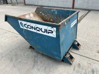 CONQUIP AUTOLOCK FORKLIFT TIPPING SKIP (BLUE) - 5