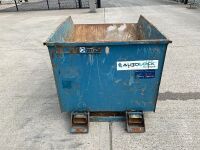 CONQUIP AUTOLOCK FORKLIFT TIPPING SKIP (BLUE) - 6
