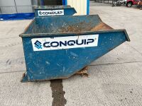 CONQUIP AUTOLOCK FORKLIFT TIPPING SKIP (BLUE) - 8