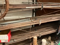 5 TIER METAL STORAGE RACK & CONTENTS OF ASSORTED RE-BAR - 2