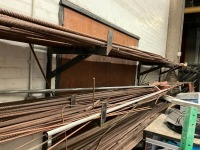 5 TIER METAL STORAGE RACK & CONTENTS OF ASSORTED RE-BAR - 4