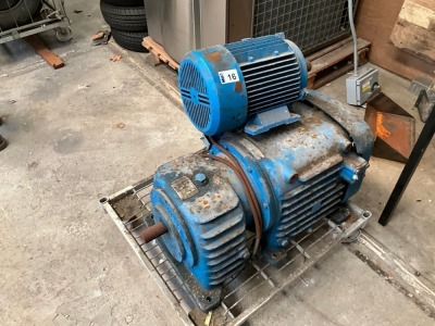 2No. LARGE 3 PHASE MOTORS