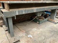 APPROX. 1830mm x 920mm x 850mm VIBRATING TABLE & ASSORTED MOULDS - 2