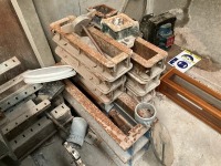 APPROX. 1830mm x 920mm x 850mm VIBRATING TABLE & ASSORTED MOULDS - 7