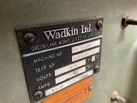 WADKIN EQ4009 3 PHASE SPINDLE MOULDER & CABINET OF TOOLING - 4