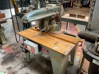 WADKIN BURSGREEN 3 PHASE REDIAL ARM SAW & DEWALT DUST EXTRACTOR - 2