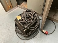NEDERMAN TWIN HEAD FUME EXTRACTORS, 3 PHASE OIL FILLED WELDER & 2No. METAL CABINETS (Room 6C11) - 4