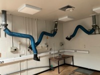3No. FUME EXTRACTOR ARMS (Room 6C30) - 2