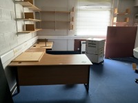 ROOM CONTENTS TO INC. 2No. DESKS, HP DESIGNJET T1100PS, PHOTOCOPIER ETC ( Room 06C62-701) - 2