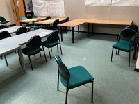 ROOM CONTENTS TO INC. 19No. DESKS, 44 CHAIRS, 24No STACKING CHAIRS, PROJECTOR & SCREEN (Room 6C63) - 2