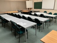 ROOM CONTENTS TO INC. 19No. DESKS, 44 CHAIRS, 24No STACKING CHAIRS, PROJECTOR & SCREEN (Room 6C63) - 4