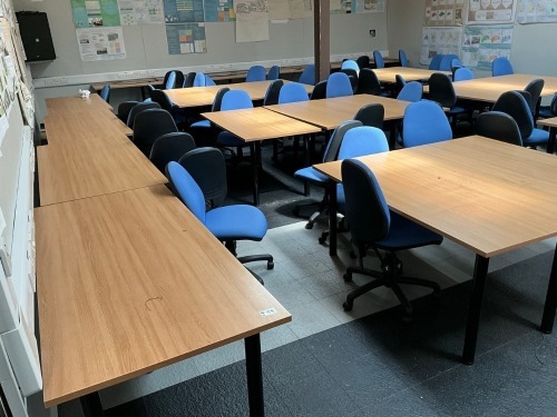 ROOM CONTENTS TO INC. APPROX. 25No. DESKS & 60No CHAIRS (Room 6C63)