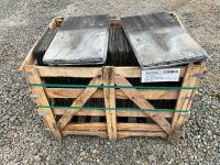 2No. WOODEN CRATES TO INC. APPROX. 340No. 24x12 BANGOR BLUE SLATES - 3