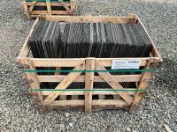 2No. WOODEN CRATES TO INC. APPROX. 340No. 24x12 BANGOR BLUE SLATES - 7