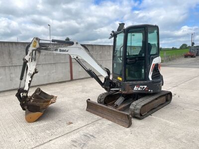 BOBCAT E27Z 2.7 TON MINI DIGGER 