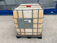 APPROX. 1000lt PLASTIC CUBE - 6